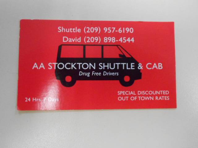 AA Stockton Shuttle | 2162 Lydia Bradley St, Stockton, CA 95206, USA | Phone: (209) 898-4544