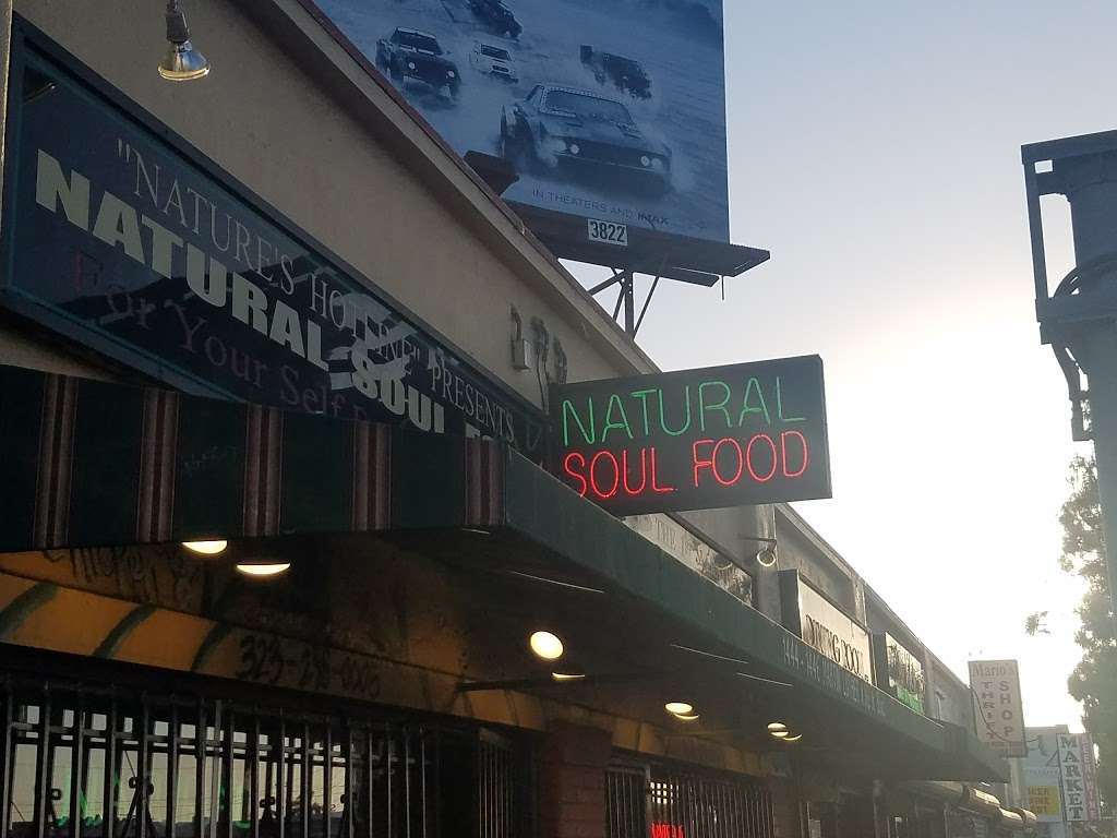 Natural Soul Food Non Profit cafe | 1444 W Martin Luther King Jr Blvd, Los Angeles, CA 90062, USA | Phone: (323) 298-0005