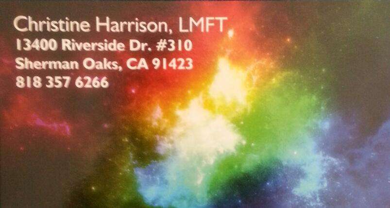 christine harrison therapy | 13400 Riverside Dr #310, Sherman Oaks, CA 91423, USA | Phone: (818) 357-6266