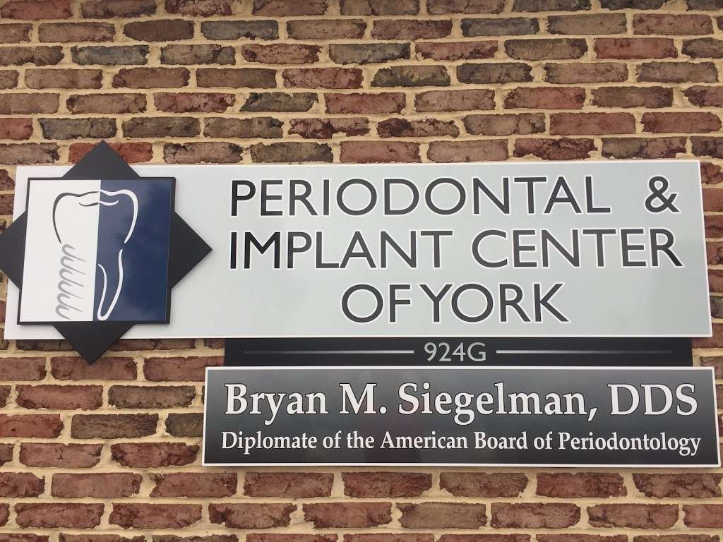 Periodontal & Implant Center Of York: Bryan M. Siegelman, DDS | 924-G, Colonial Ave, York, PA 17403, USA | Phone: (717) 845-6687