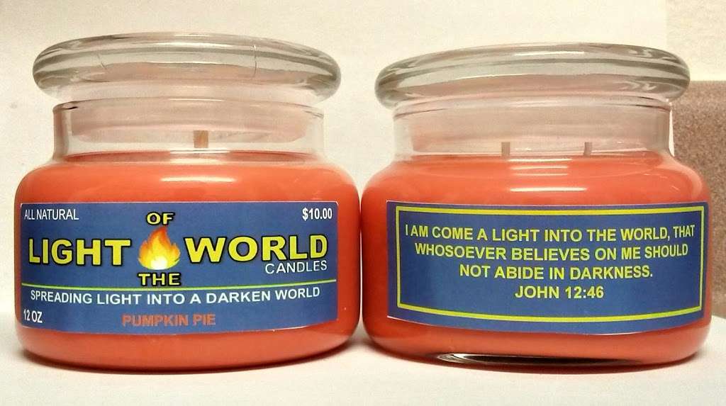 Light of the World Candles | 1799 North, County Rd 19A Apartment M4, Eustis, FL 32726, USA | Phone: (352) 360-5969