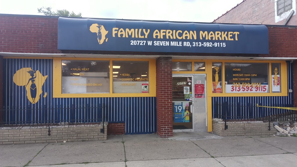 Family African Market | 20727 W Seven Mile Rd, Detroit, MI 48219 | Phone: (313) 693-9576