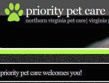 Priority Pet Care | 6817 Crescent Pl, Bealeton, VA 22712, USA | Phone: (703) 606-0282