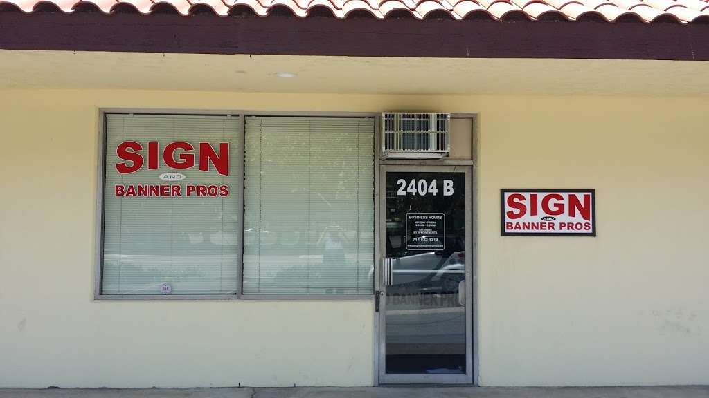 Sign And Banner Pros | 2404 N Glassell St B, Orange, CA 92865 | Phone: (714) 532-1313