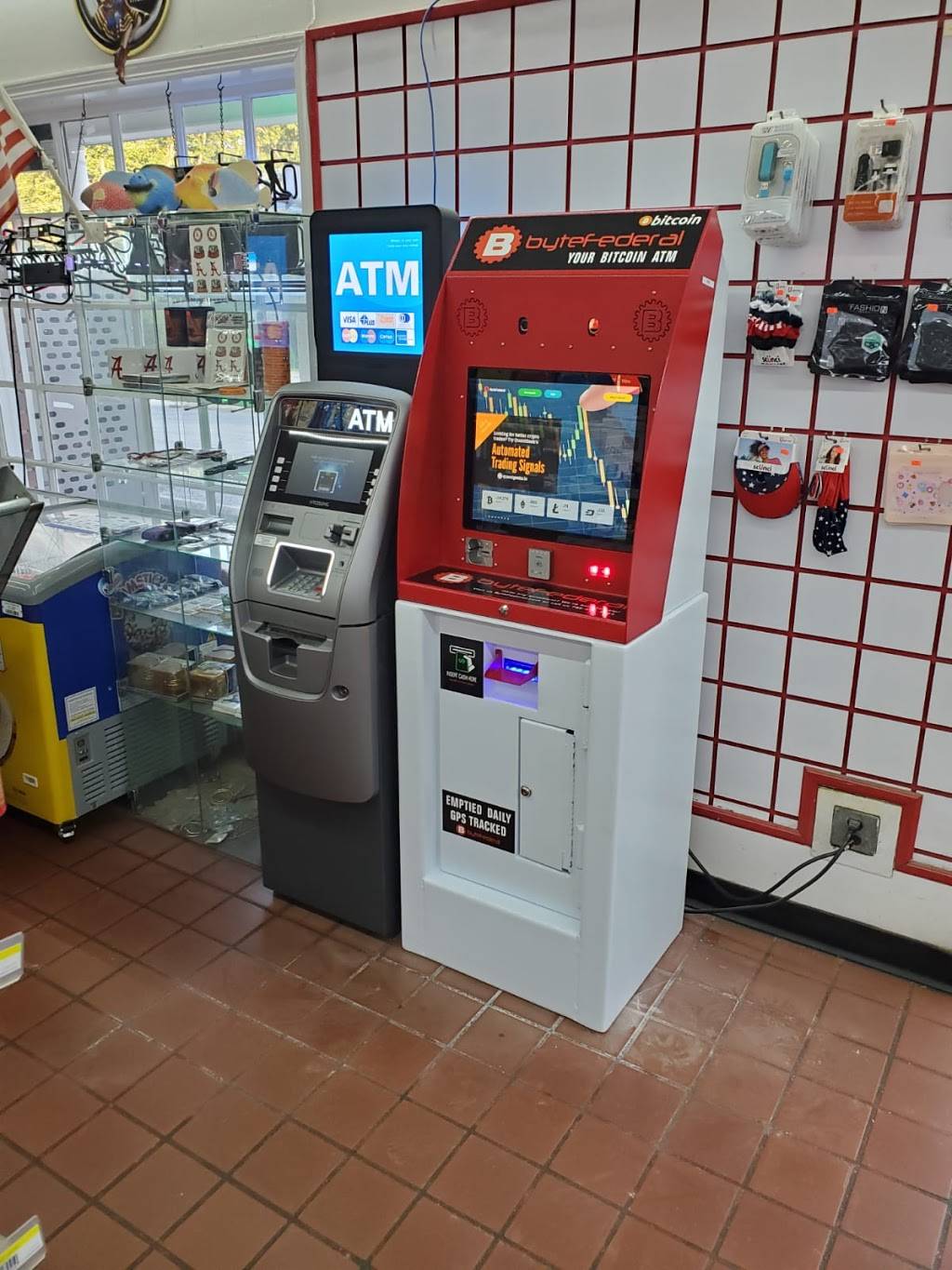 Byte Federal Bitcoin ATM | 1571 Cahaba Valley Rd, Pelham, AL 35124, USA | Phone: (786) 686-2983