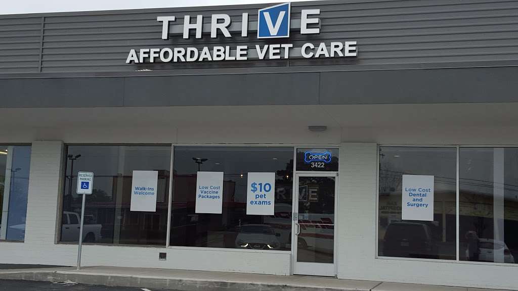 THRIVE Affordable Vet Care | 3422 Ella Blvd, Houston, TX 77018, USA | Phone: (713) 277-7500