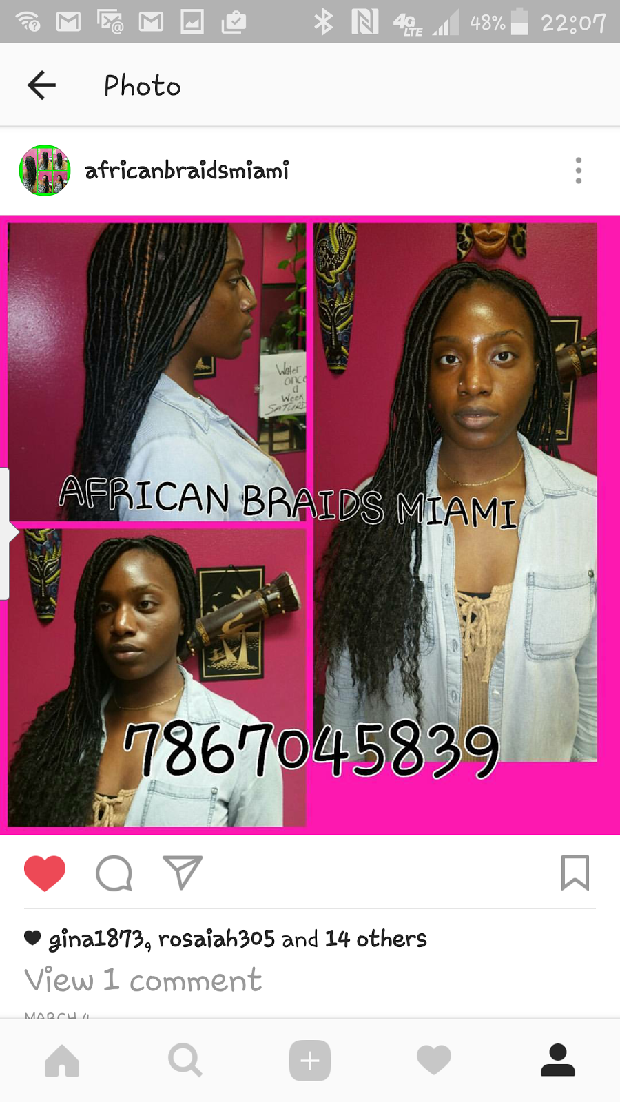 African Braids Miami | 721 NE 79th St, Miami Shores, FL 33138, USA | Phone: (786) 704-5839