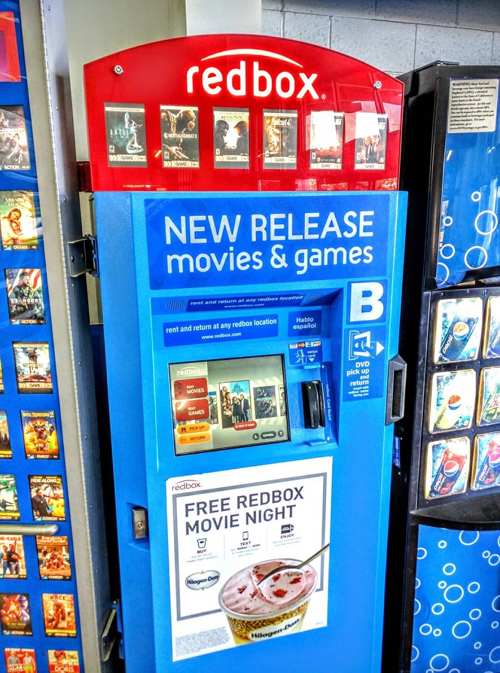 Redbox | 5075 Gosford Rd, Bakersfield, CA 93313, USA | Phone: (866) 733-2693