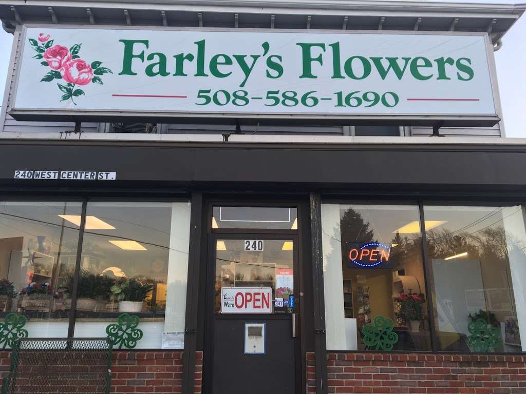 Farley Flowers Hillside Gardens | 240 W Center St, West Bridgewater, MA 02379, USA | Phone: (508) 586-1690