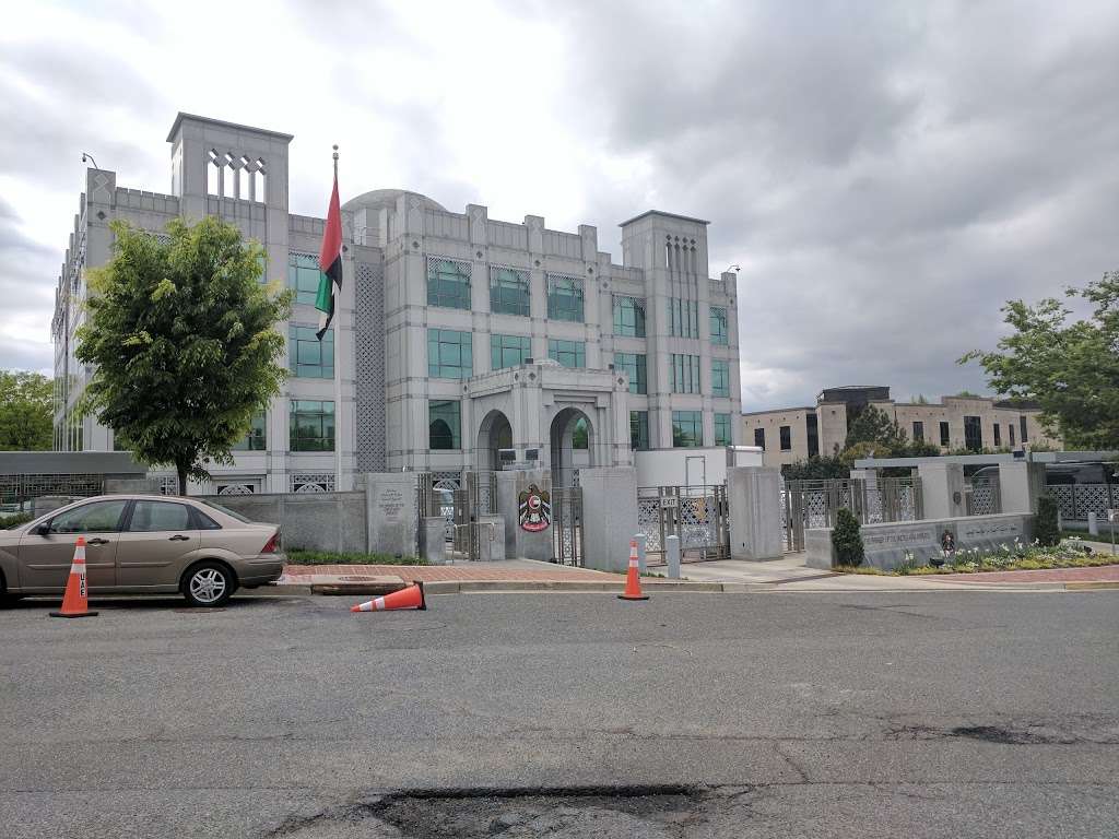 Embassy of the United Arab Emirates | 3522 International Ct NW #100, Washington, DC 20008, USA | Phone: (202) 243-2400