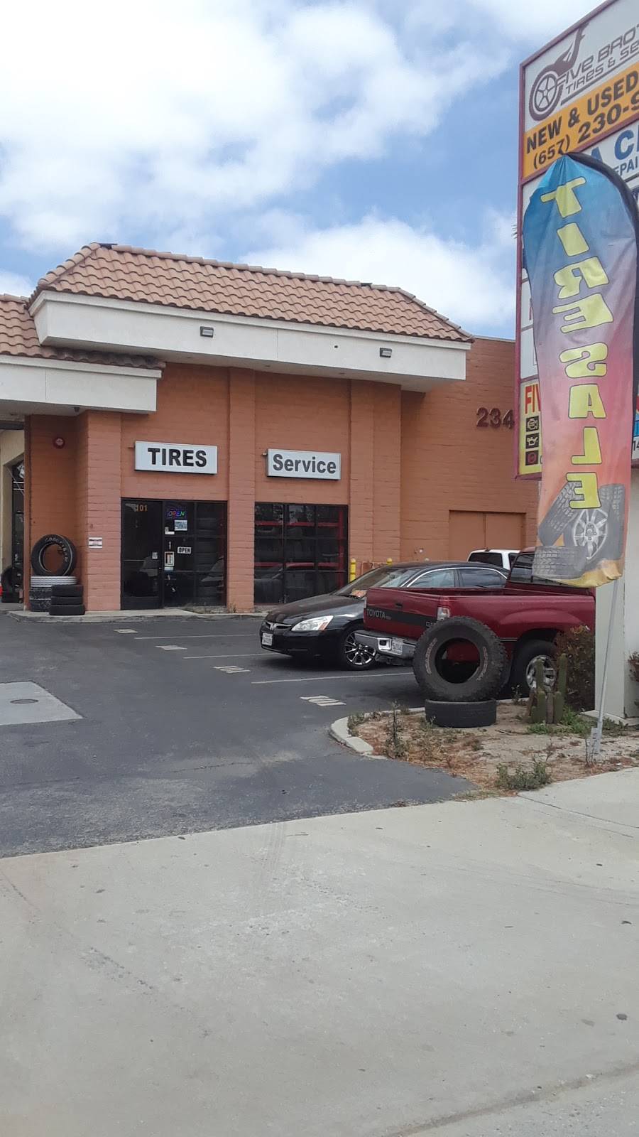 Five Brothers Tires & Services #2 | 2349 W La Palma Ave #101, Anaheim, CA 92801, USA | Phone: (657) 230-9644