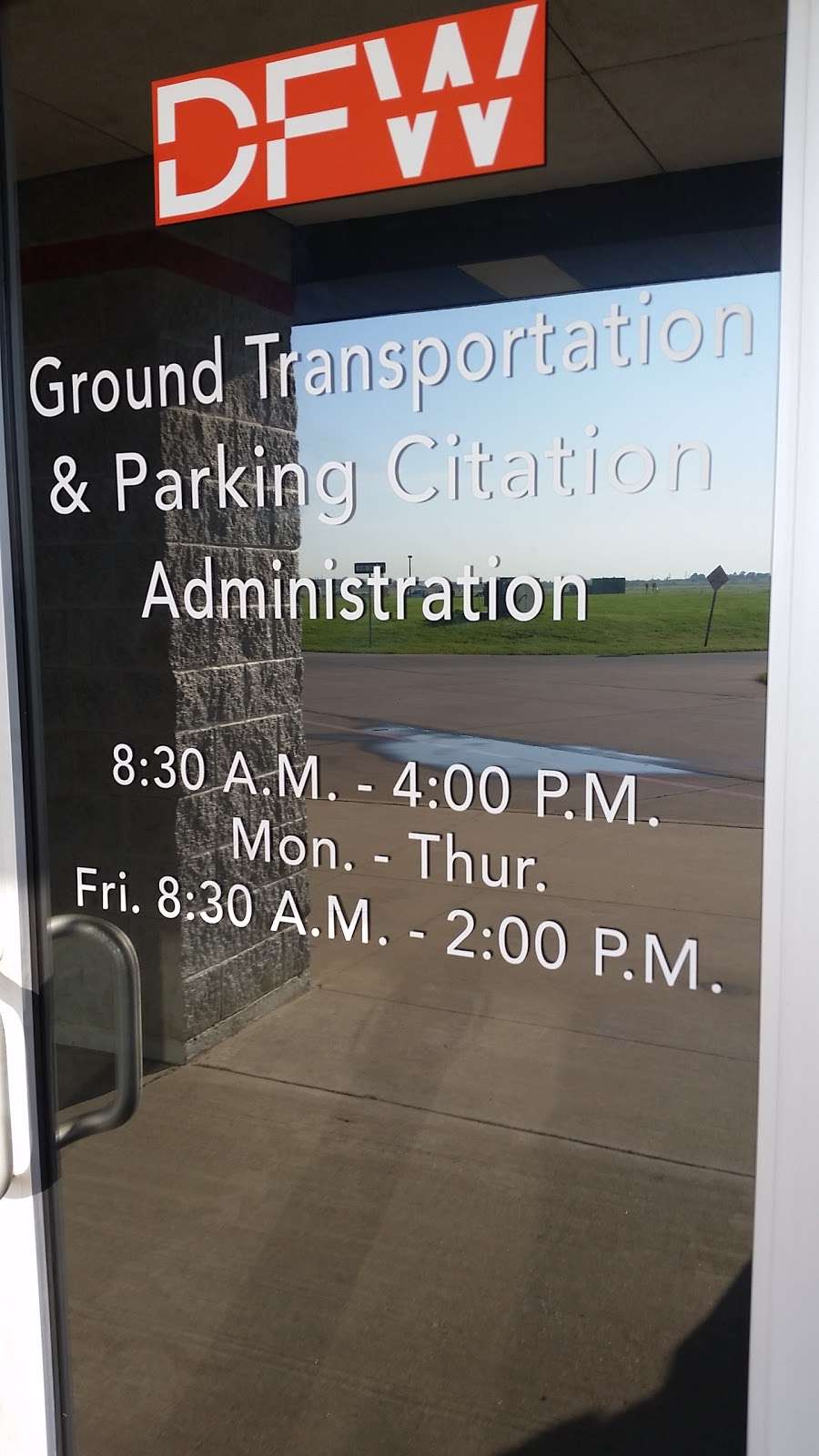DFW Airport Ground Transportation Regulation / Citation Administ | 2444 E 30th St, Dallas, TX 75261, USA | Phone: (972) 973-4078