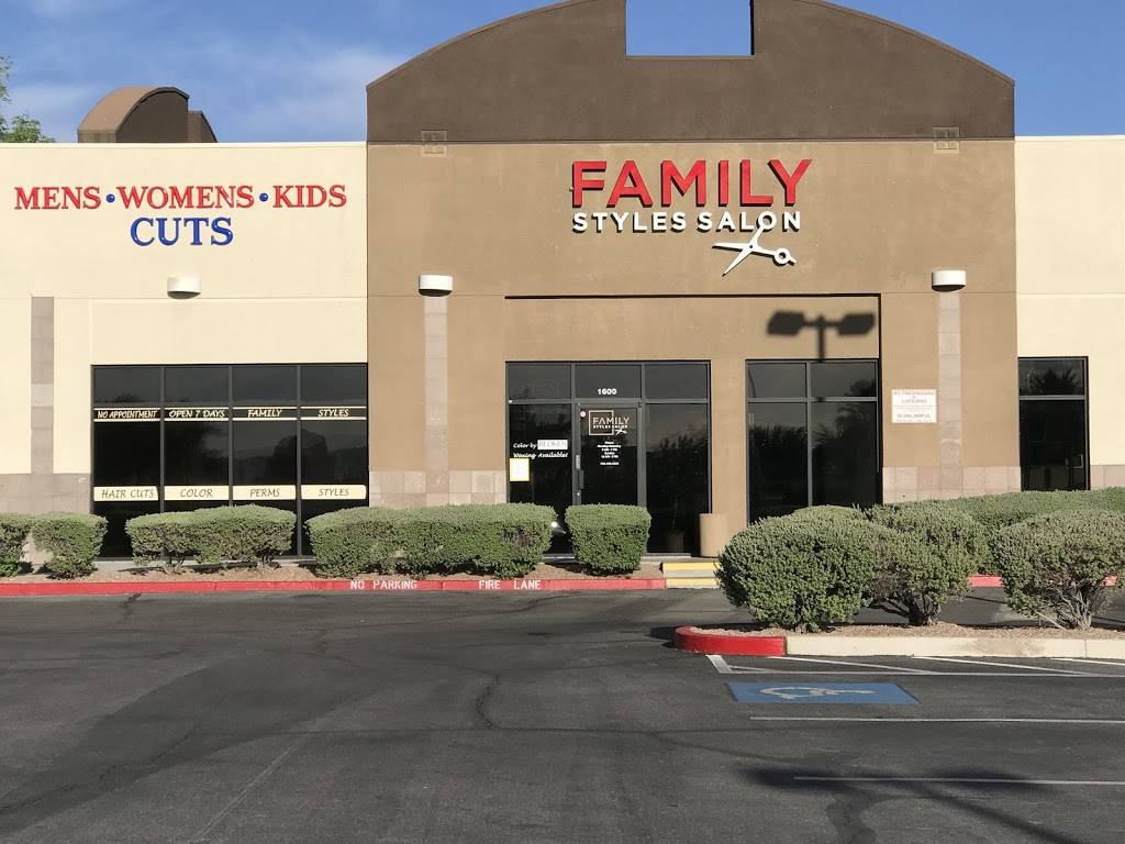 Family Styles Hair Salon | 1600 W Warm Springs Rd, Henderson, NV 89014 | Phone: (702) 458-5555