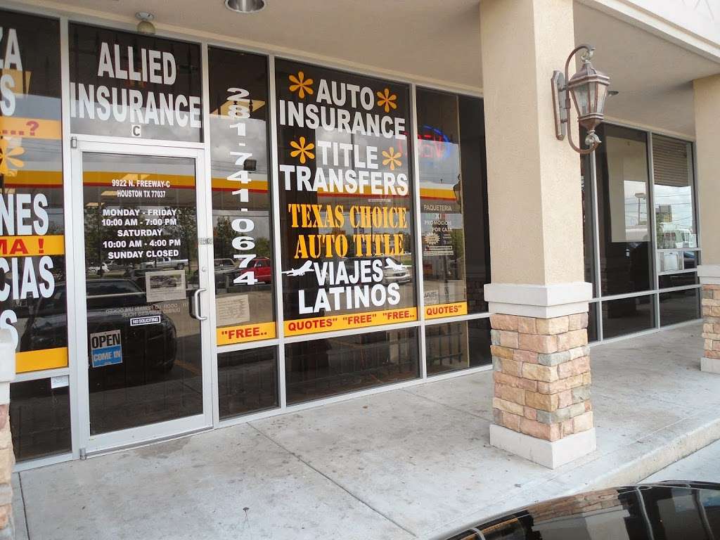 Allied Insurance | 9922 North Fwy, Houston, TX 77037, USA | Phone: (281) 741-0674