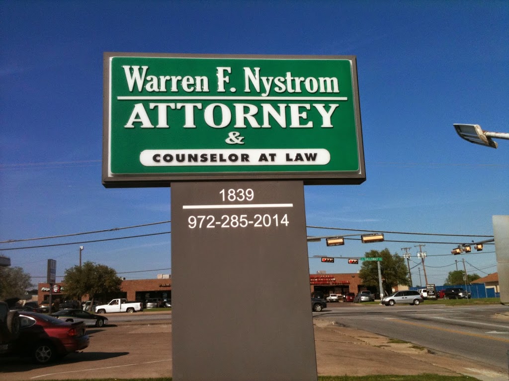 Nystrom Warren F | 1839 Ridgeview St, Mesquite, TX 75149 | Phone: (972) 285-2014