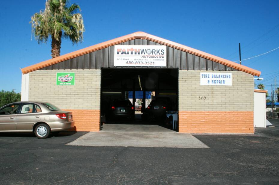 Faith Works Automotive | 340 N Dobson Rd, Mesa, AZ 85201, USA | Phone: (480) 833-3521