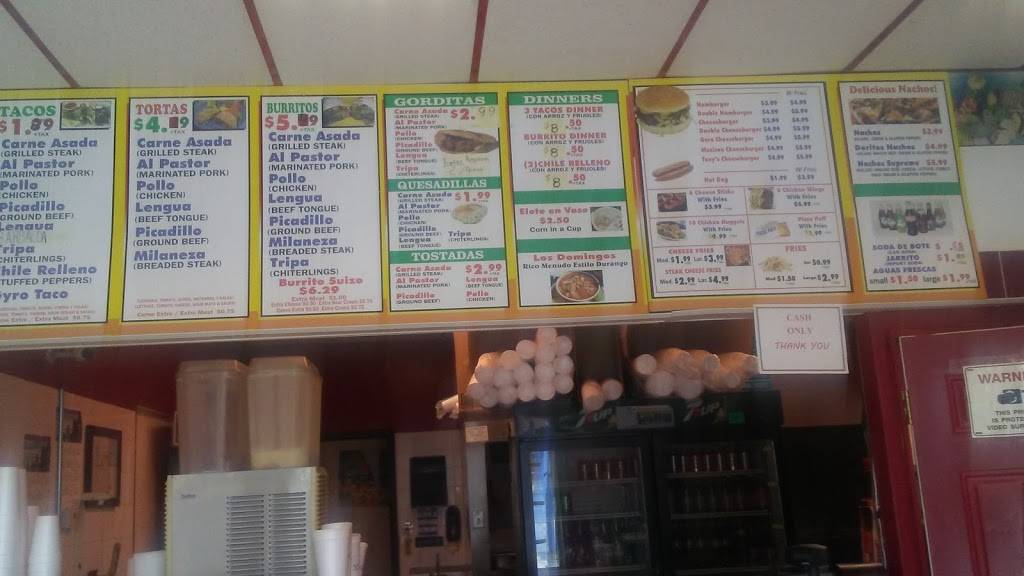 Tonys Tacos | 615 Wentworth Ave, Calumet City, IL 60409, USA | Phone: (708) 832-1041