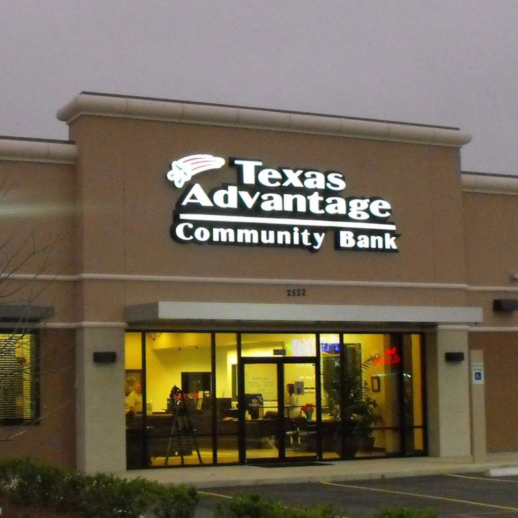 Texas Advantage Community Bank Pearland Branch | 2522 E Broadway St, Pearland, TX 77581, USA | Phone: (281) 997-7715