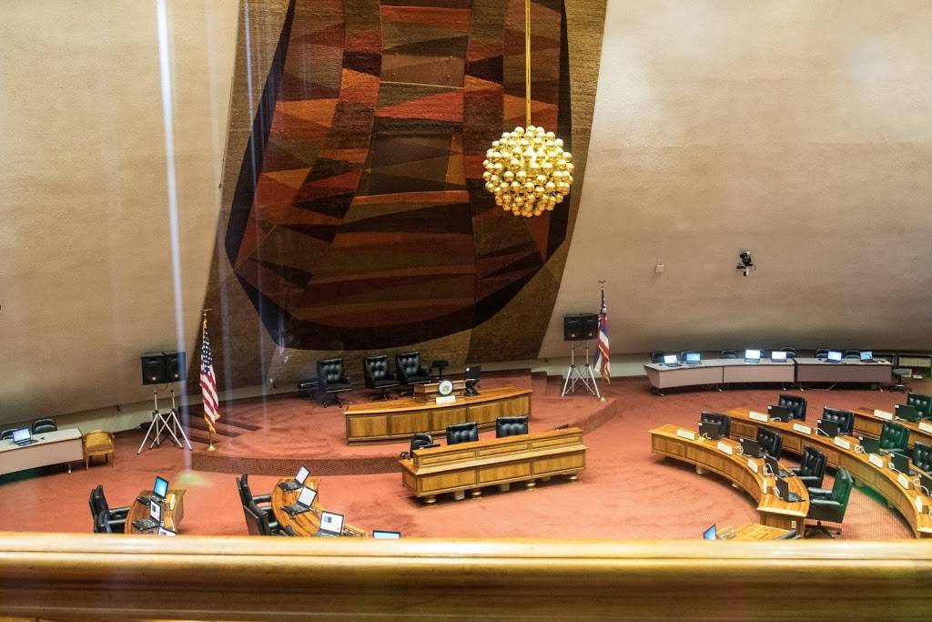 Hawaiʻi State Capitol | 415 S Beretania St, Honolulu, HI 96813, USA | Phone: (808) 587-0478