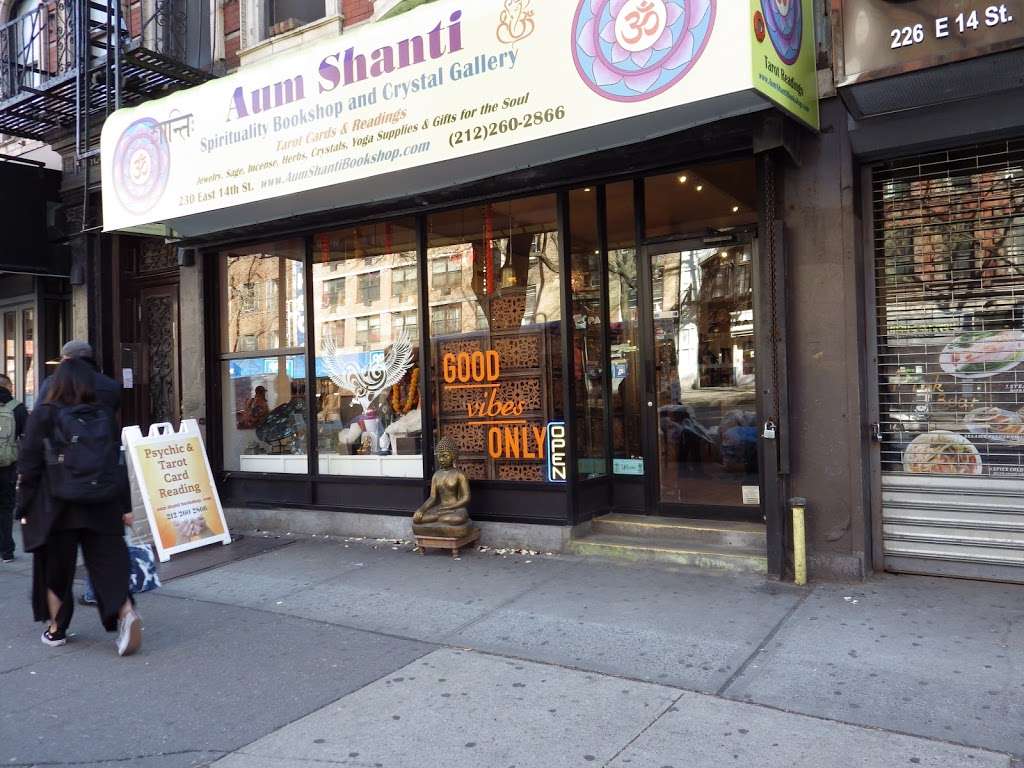 Aum Shanti Bookshop & Tarot Card Readings - book store  | Photo 8 of 10 | Address: 230 E 14th St, New York, NY 10003, USA | Phone: (212) 260-2866