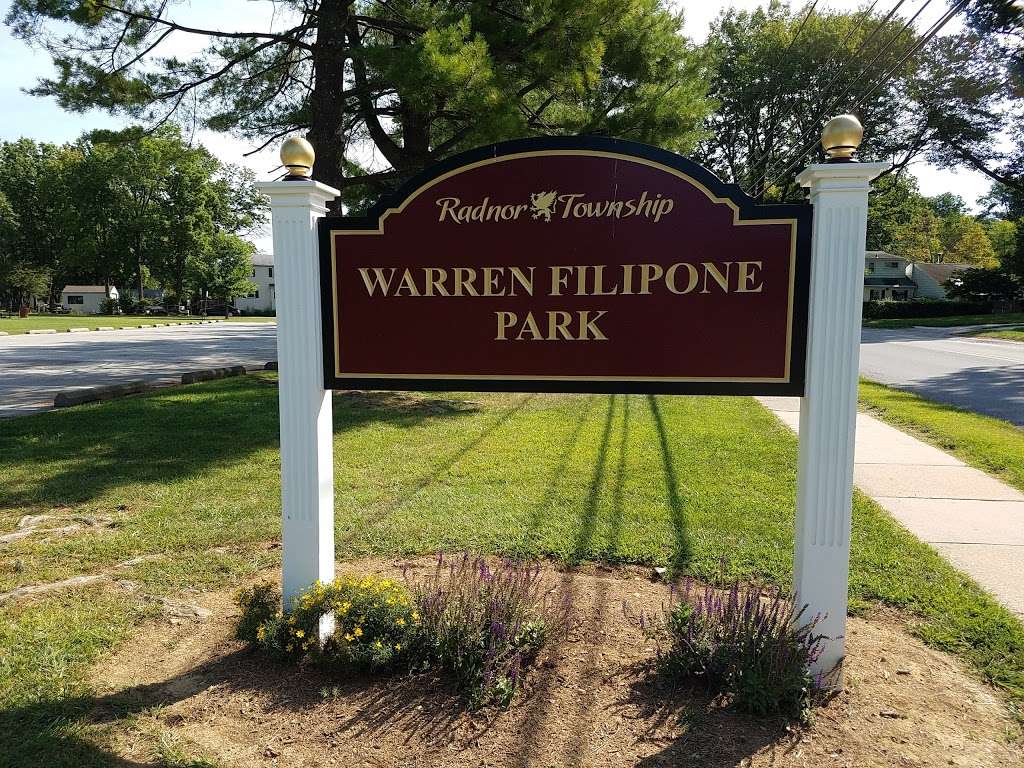 Warren Filipone Memorial Park | 400 S Devon Ave, Wayne, PA 19087, USA