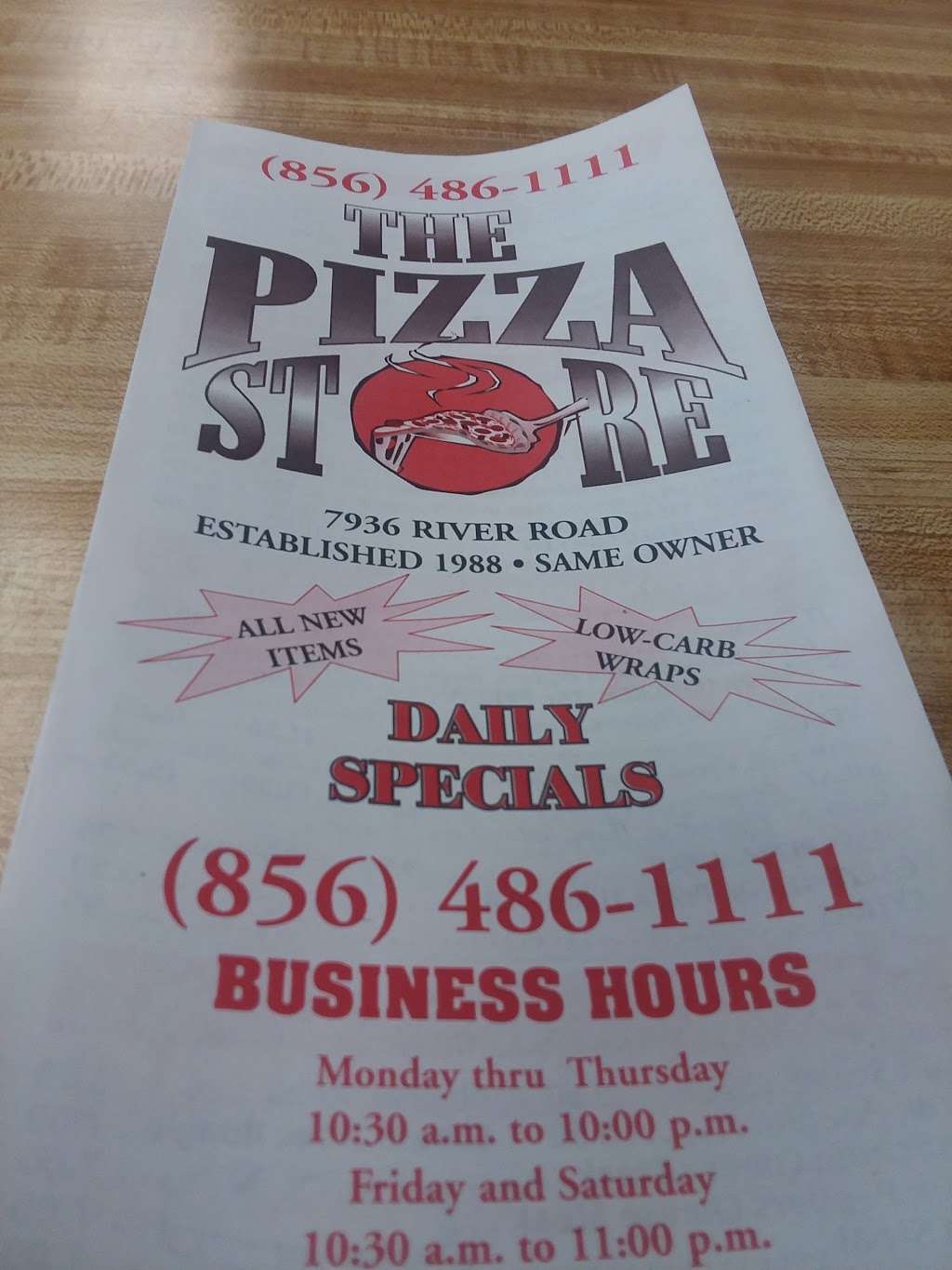 Pizza Store | 7936 River Rd, Pennsauken Township, NJ 08110, USA | Phone: (856) 486-1111