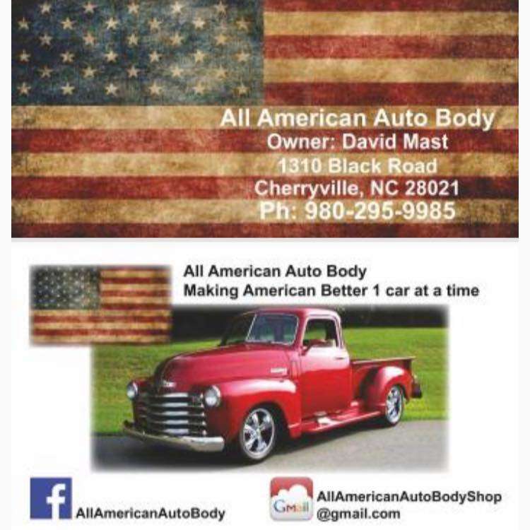 All American Auto Body | 1310 Black Rd, Cherryville, NC 28021, USA | Phone: (980) 295-9985