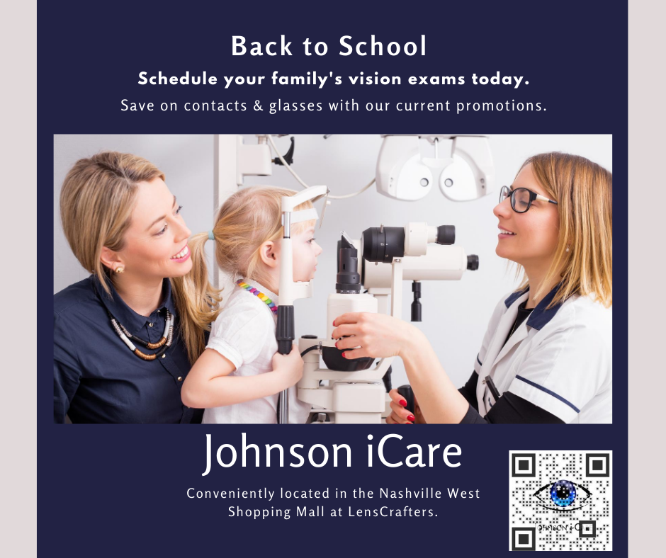 Johnson i-Care at LensCrafters | 1024 Glenbrook Way, Hendersonville, TN 37075 | Phone: (615) 822-8464