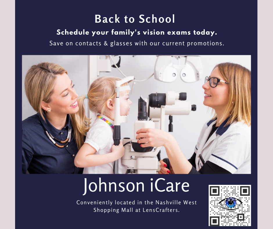 Johnson i-Care at LensCrafters | 1024 Glenbrook Way, Hendersonville, TN 37075, USA | Phone: (615) 822-8464