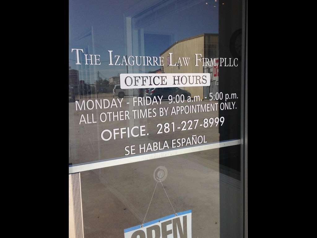 The Izaguirre Law Firm, PLLC | 10520 Airline Dr #100, Houston, TX 77037, USA | Phone: (281) 227-8999