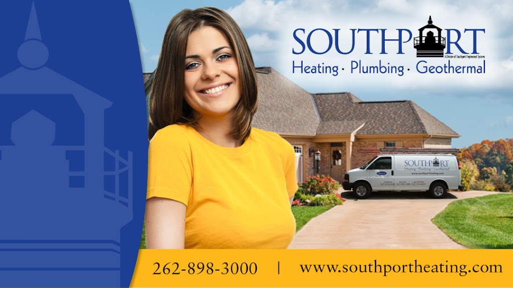 Southport Heating, Plumbing, & Geothermal | 1343 27th St, Caledonia, WI 53108, USA | Phone: (262) 898-3000