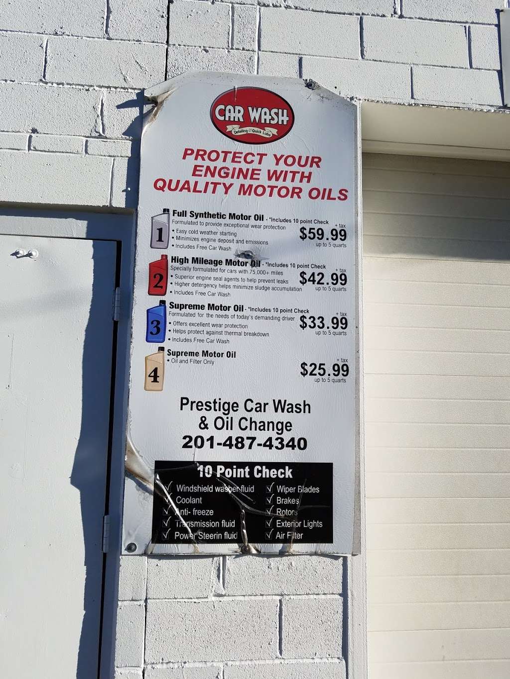 Prestige Car Wash and Oil Change | 55 Midtown Bridge St, Hackensack, NJ 07601, USA | Phone: (201) 487-4340