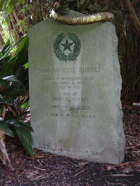 Hannah Este Burnet gravesite | 414 S Burnett Dr, Baytown, TX 77520