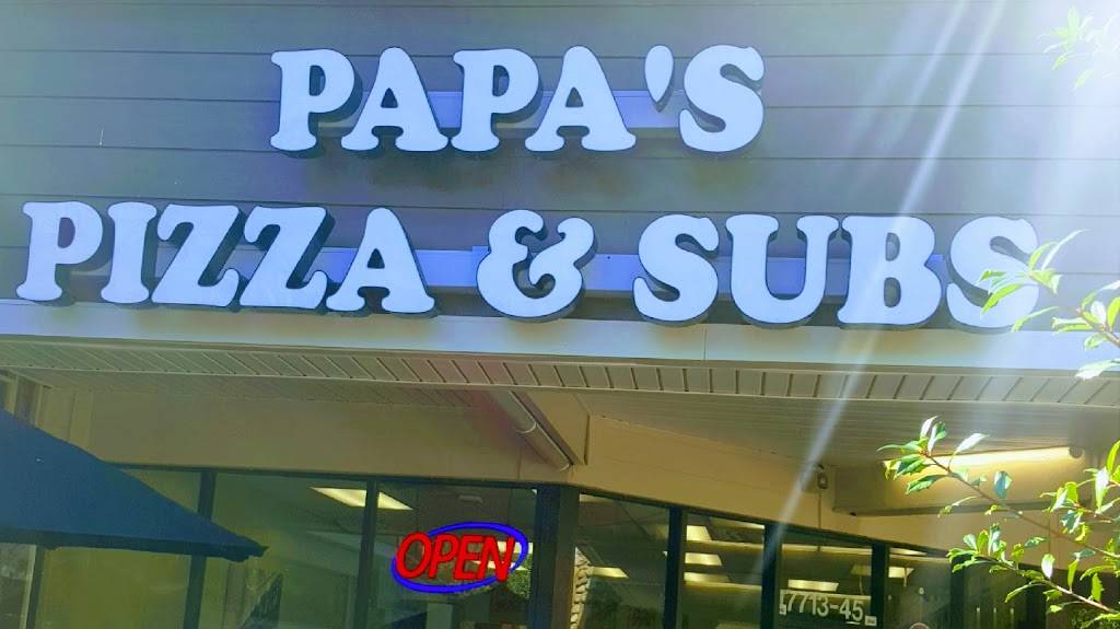 Papas Pizza & Subs | 7713 Lead Mine Rd, Raleigh, NC 27615, USA | Phone: (919) 847-8777