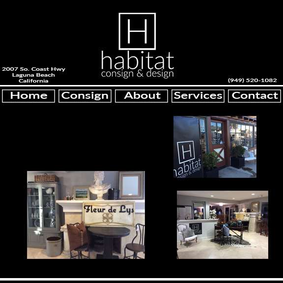 Habitat Consign and Design | 2007 S Coast Hwy Ste 100, Laguna Beach, CA 92651 | Phone: (949) 520-1082