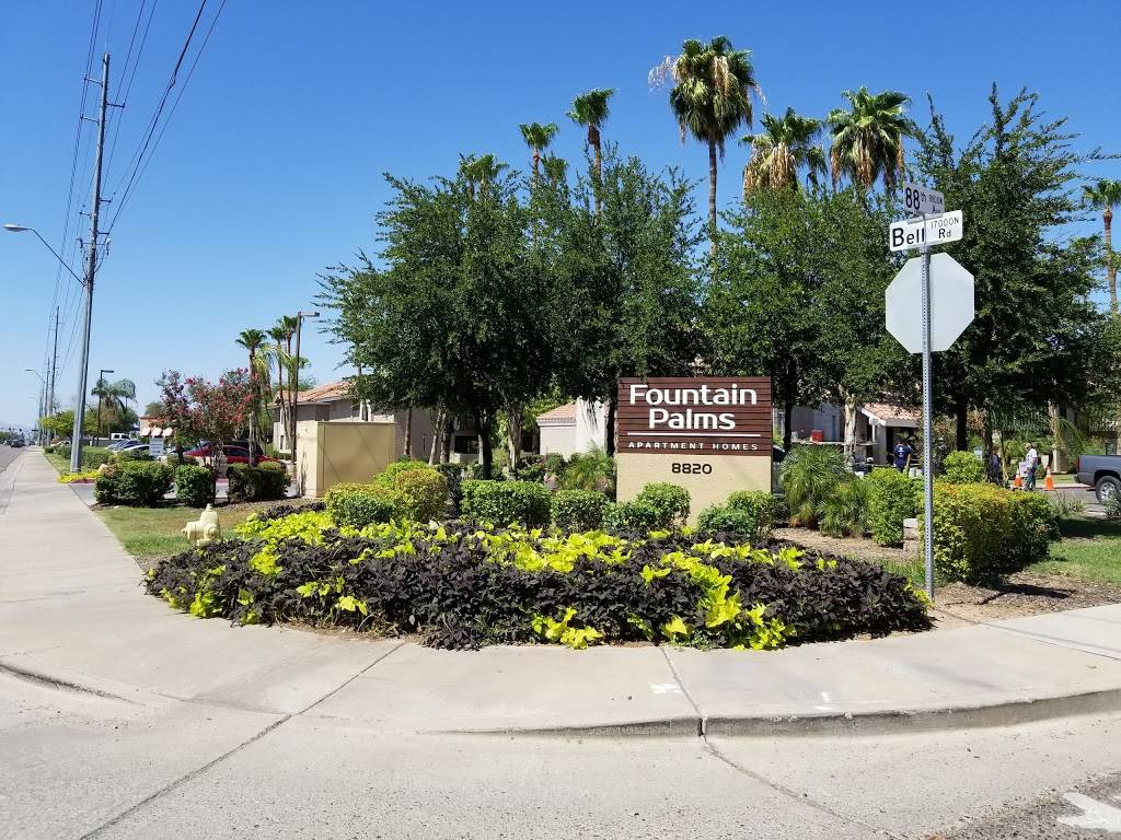 Fountain Palms | 8820 W Bell Rd, Peoria, AZ 85382, USA | Phone: (623) 933-4411