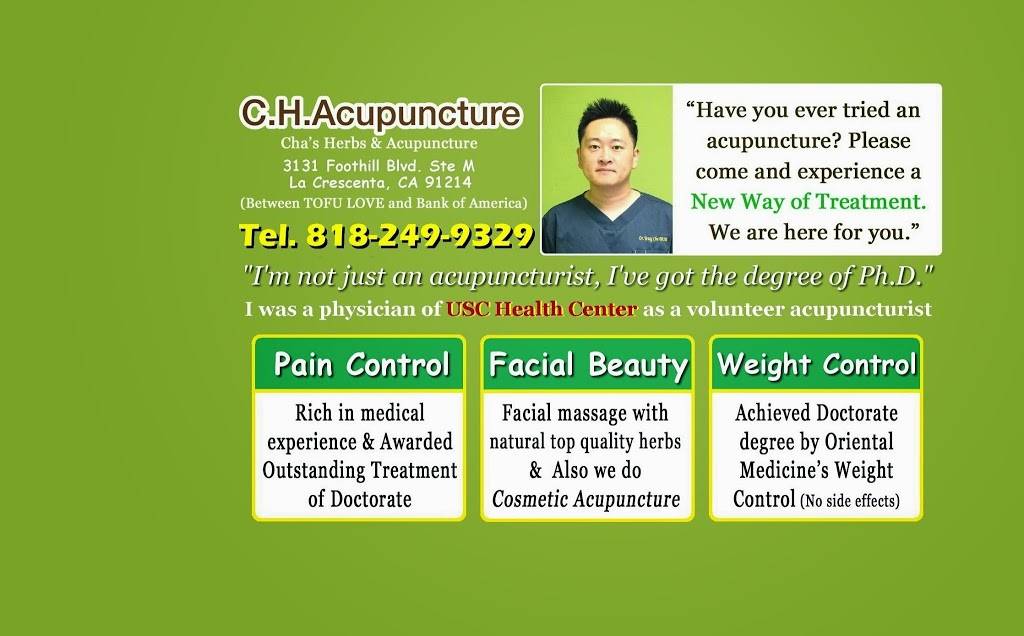 Chas Herbs & Acupuncture | 3131 Foothill Blvd M, La Crescenta-Montrose, CA 91214, USA | Phone: (818) 249-9329