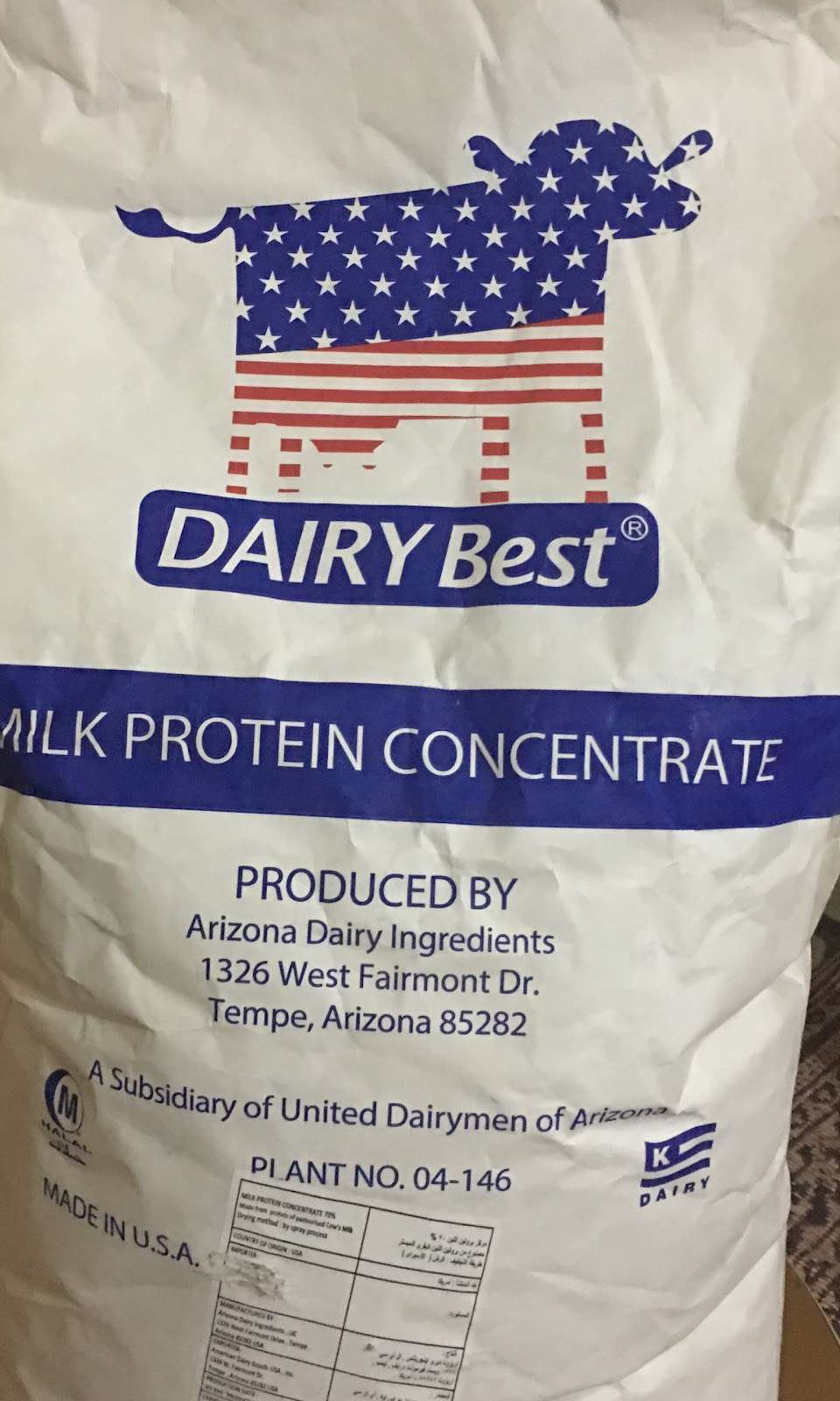 Arizona Dairy Ingredients | 1326 W Fairmont Dr, Tempe, AZ 85282 | Phone: (480) 264-5087