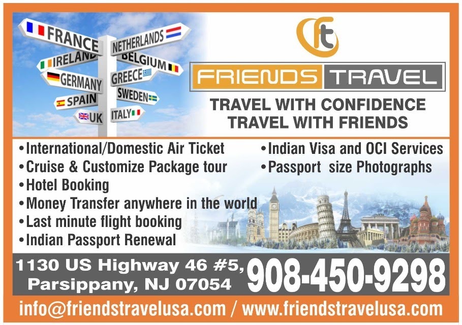 Friends Travel | 1130 US-46 #5, Parsippany, NJ 07054 | Phone: (908) 940-0808