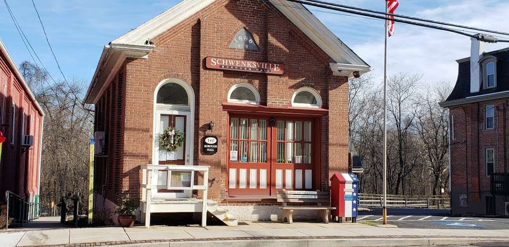 Schwenksville Boro Hall | 140 Main St, Schwenksville, PA 19473 | Phone: (610) 287-7442