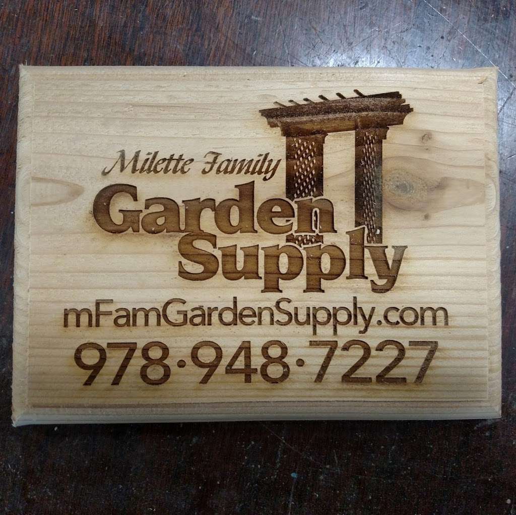 Milette Family Garden Supply | 256 Central St, Rowley, MA 01969, USA | Phone: (978) 948-7227