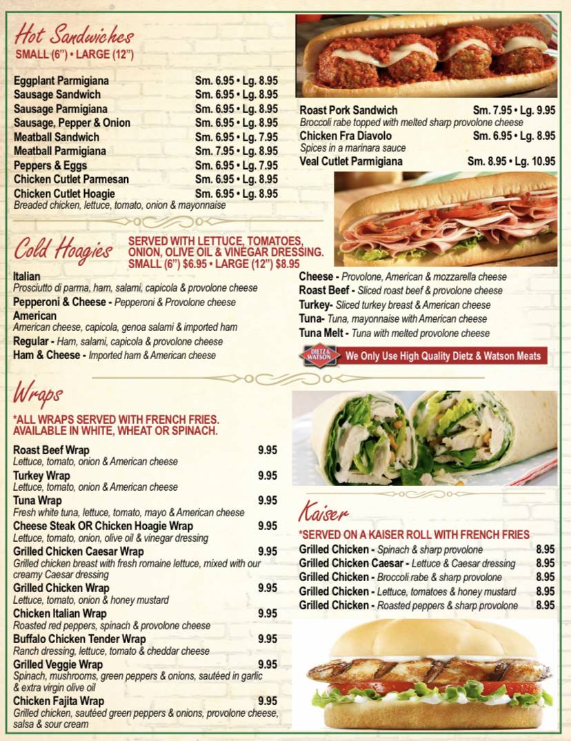 Carollos Family Restaurant & Pizza | 100 Cross Keys Rd, Berlin, NJ 08009, USA | Phone: (856) 336-2455