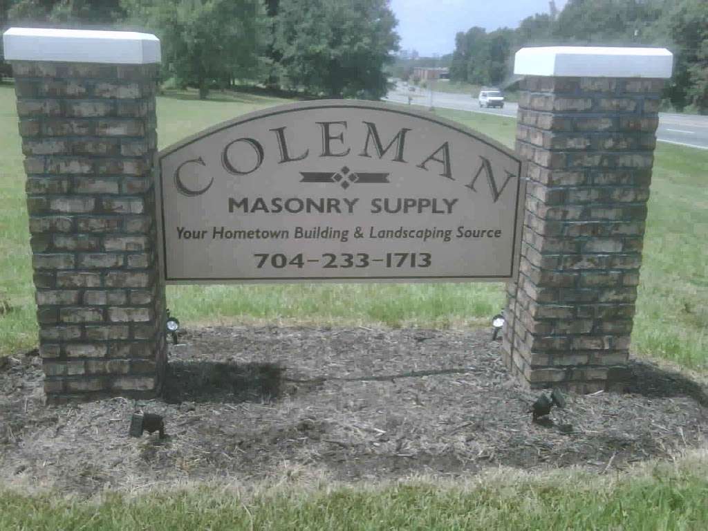 Coleman Masonry Supply, Inc | 3520 US-74, Wingate, NC 28174, USA | Phone: (704) 233-1713