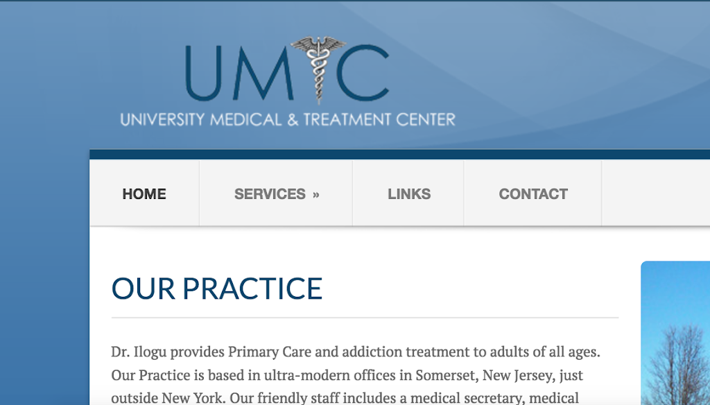 University Medical and Treatment Center | 33 Clyde Rd #105, Somerset, NJ 08873 | Phone: (732) 247-9001