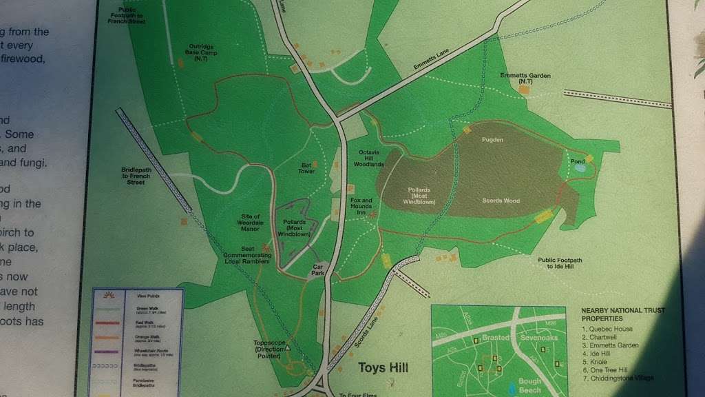 Toys Hill Car Park | Toys Hill Rd, Westerham TN16 1QG, UK