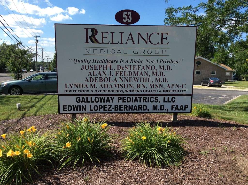 Reliance Ob-Gyn Associates | 53 W White Horse Pike, Galloway, NJ 08205 | Phone: (609) 652-2516