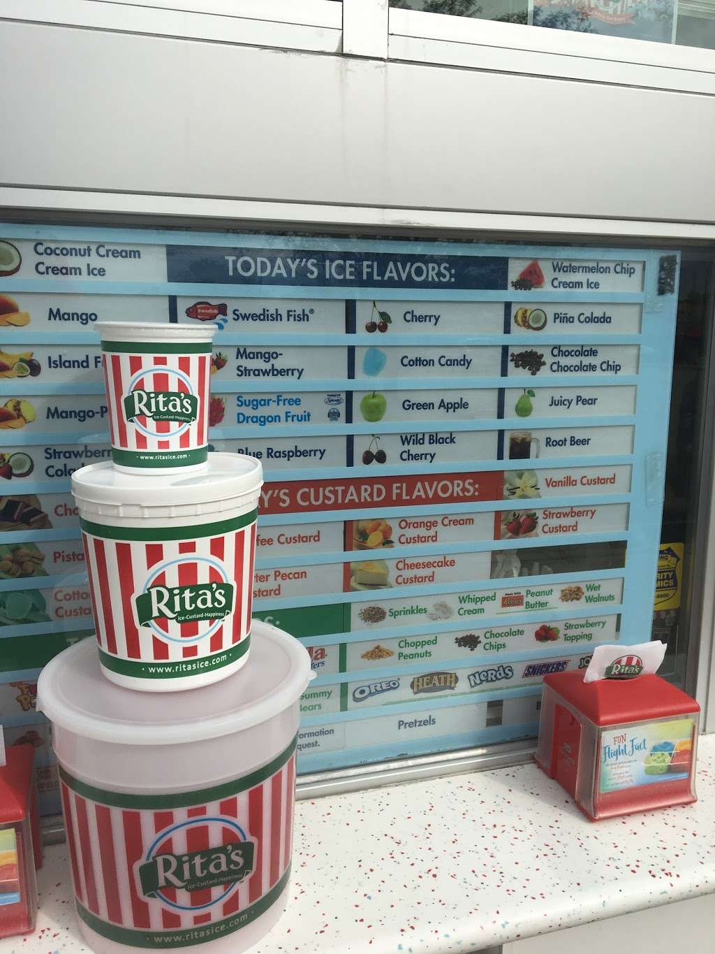 Ritas Italian Ice & Frozen Custard | 2465 S Broad St #F5, Trenton, NJ 08610 | Phone: (609) 888-0800