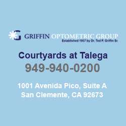 Griffin Optometric Group | 1001 Avenida Pico # A, San Clemente, CA 92673, USA | Phone: (949) 940-0200