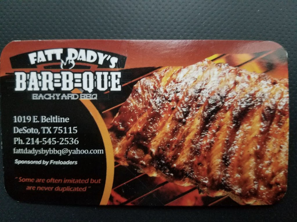 Fatt Dady’s Backyard BBQ | 1019 E Belt Line Rd, DeSoto, TX 75115, USA | Phone: (214) 545-2536