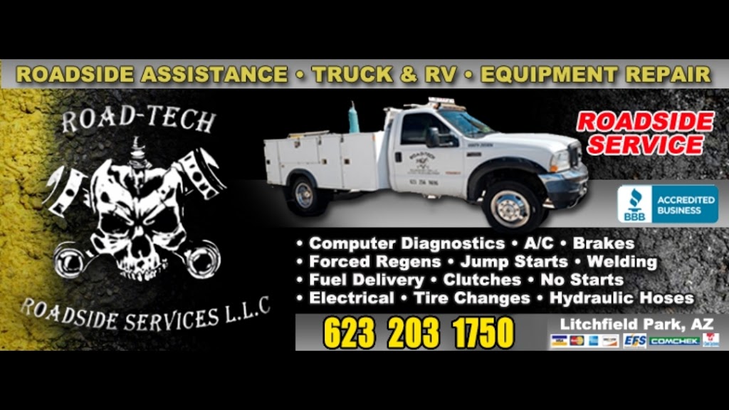 Road-Tech Roadside services llc | 742 N 166th Ln, Goodyear, AZ 85338, USA | Phone: (623) 203-1750
